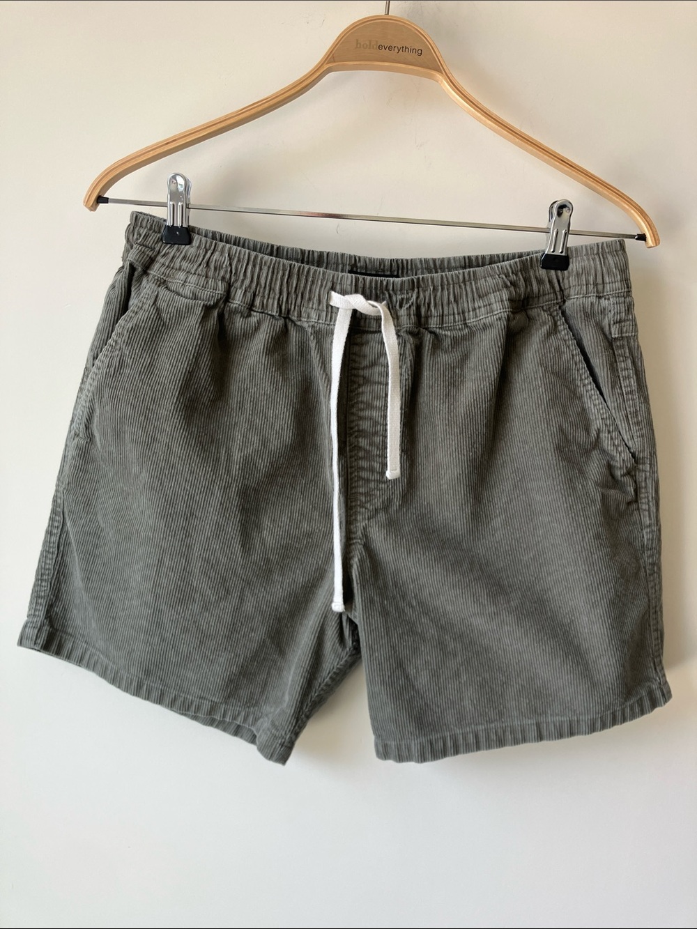 COTTON ON Aged Khaki Corduroy Drawstring Shorts Cotton Men’s Size M